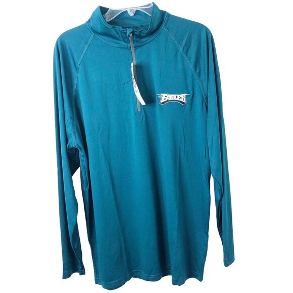 Dunbrooke Premium Apparel Philadelphia Eagles Men's 1/4 Zip Pullover Size Large - Picture 1 of 8